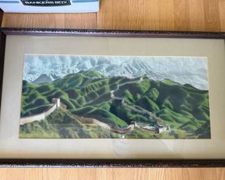 Framed Print of the Great Wall of China