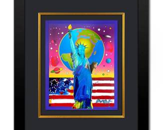 Peter Max Original Mixed Media