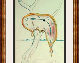 Salvador Dali Tearful Soft Watch Offset Lithograph