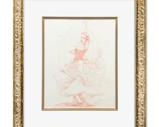 Pino Original Drawing