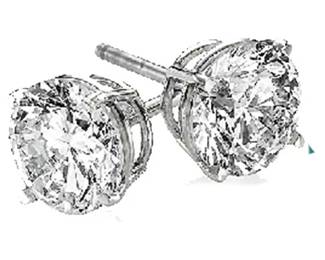 4.03Ct Diamond Stud Earrings