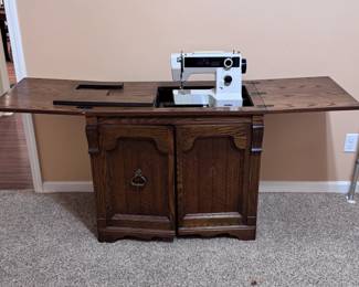 Sewing machine with sewing table $65 obo