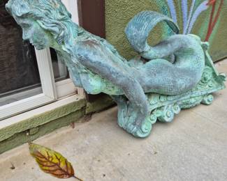 Wall mounted mermaid