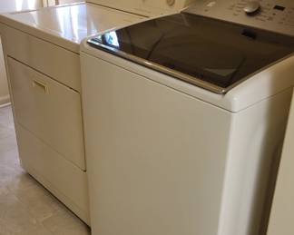 Washer and dryer.