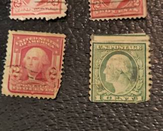 Early US stamps.