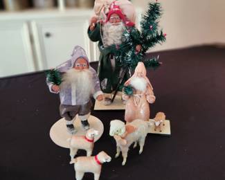 German Belsnickel Santa Figurines