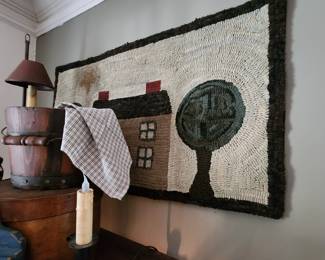 Hand Hooked Wall Hangings