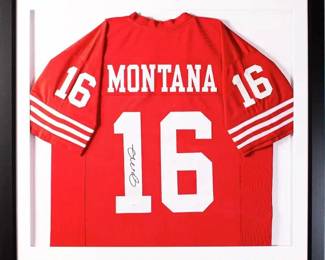 Montana Jersey Signed and Authenticated
