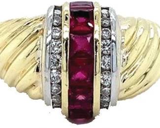 David Yurman Dome Ring 18K