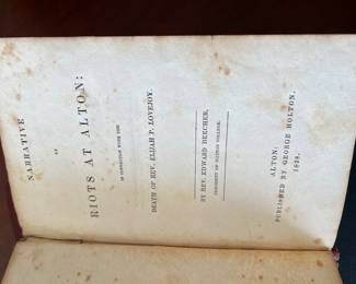 Book "Riots at Alton"