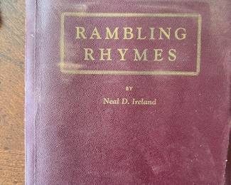 Book "Rambling Rhymes " by Neal D. Ireland