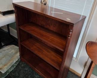 #119 Wooden 2 shelf Bookcase - 30x10.5x36 $75.00