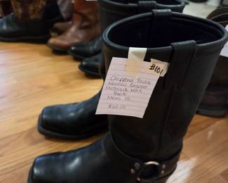 #101 Chippewa Buckle Harness Engineer Motorcycle Work Boots Mens 10 $10.00