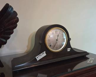 #30 Seth Thomas Mantle Clock - Self Winding (missing keys) - 20x9x6 $50.00