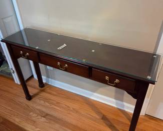 #31 Wood Sofa Table - 48x12x30 $60.00