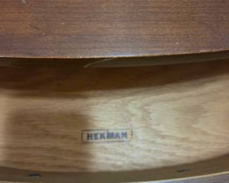 #9 Hekman Half-Moon Table 28x11x29 $75.00