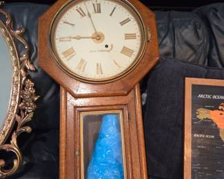 #138 Seth Thomas Regulator Wall Clock w/pendulum 16x32 $60.00