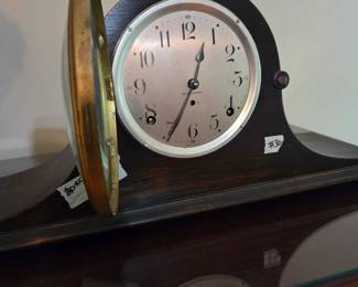 #30 Seth Thomas Mantle Clock - Self Winding (missing keys) - 20x9x6 $50.00