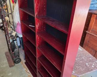 #184 Painted CD/DVD Narrow Shelf - Adjustable 14+ shelves - 44x6x60 Dual Cabinet - 1 piece $100.00