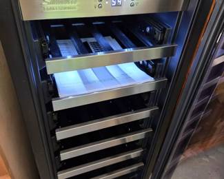 #172 Silhouette Wine Cooler Holds 21 Bottles - 15x24x34 - working - like new $125.00