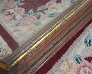 #59 Wood Framed Oval Mirror (as is frame) 29x51 $75.00