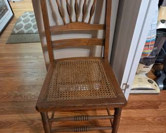 #20 Cane Bottom Odd Dining Chair $25.00