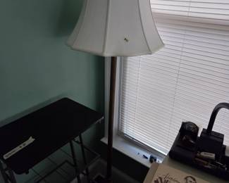 #111 Brass Floor Lamp - 65" Tall $50.00