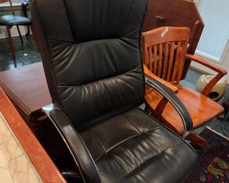 #131 Black Office Chair - Not adjustable $30.00