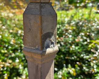 #200 Aluminum Pair of Light Posts AS IS $35.00