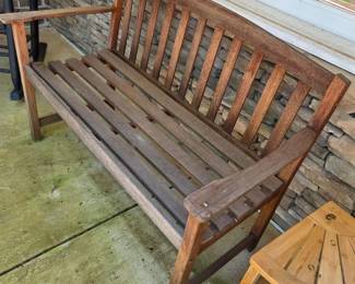#196 Teakwood Bench - 48" L $75.00