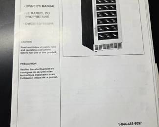 #172 Silhouette Wine Cooler Holds 21 Bottles - 15x24x34 - working - like new $125.00