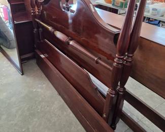#159 Queen 4 poster Headboard/Footboard & Rails $175.00
