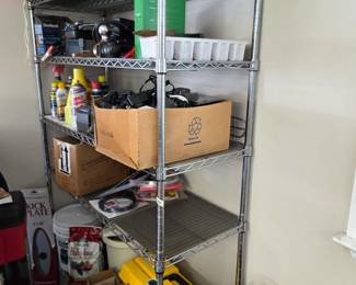 #241 Rolling Stainless Steel 5 shelf Utility Storage Unit - 4' x 18"D x 76T $225.00
#242 Rolling Stainless Steel 5 shelf Utility Storage Unit - 4' x 18"D x 76T $225.00