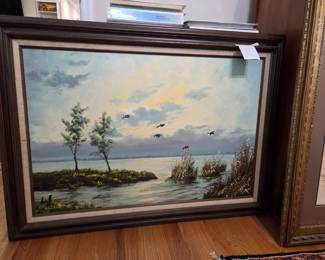 #41 Oil of Water w/Island Tree - 44x33 $75.00