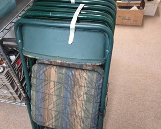 #243 Set of 4 Cosco Padded Chairs w/Table $40.00