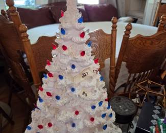 #16 22" White Christmas Tree $75.00