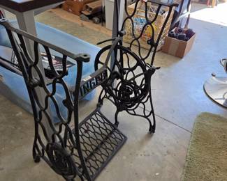 #145 Cast Iron Tredle Base for Sewing Machine (can be used for Table also) $60.00