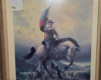#52 Robert E Lee 25x30 Framed $60.00