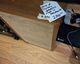 #290 Pair of Dynaco Speakers - Made on Denmark $200.00