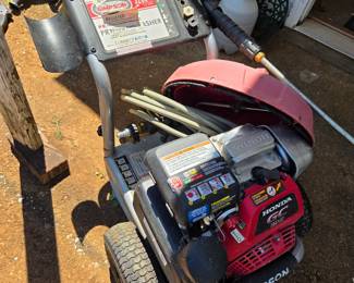 #202 Simpson 3200PSI Pressure Washer - Gas w/surface Cleaner & Wand $150.00