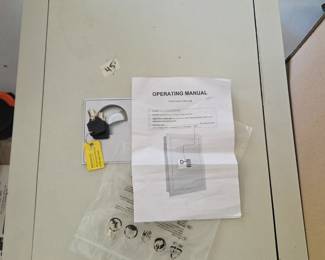 #189 Metal in Wall Digital Safe w/key 7700 Premium Wall Safe $45.00