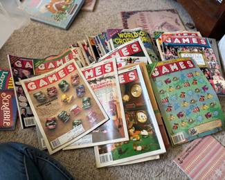 tons of "games"magazines never used