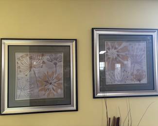 modern wall art flowers