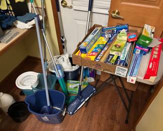 spin mop systems and other cleaning supplies