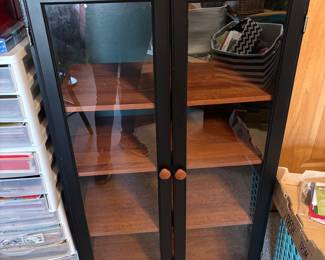 glass door bookcase