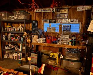 garage items , chemicals 