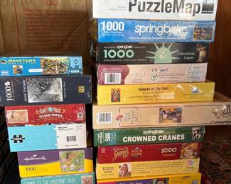 New jigsaw puzzles springbok, hallmark and other brands