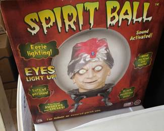vintage crystal ball halloween decos