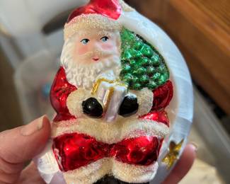 mercury glass ornament