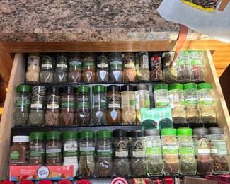 Huge spice collection